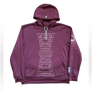 Ecko Unltd Men's Burgundy Time Capsule Pull Over Hoodie Size: L